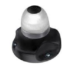 HELLA  - Surface mount, round LED allround lamp. 2NM white light with black base. Sealed and pre wired. 9 - 33V